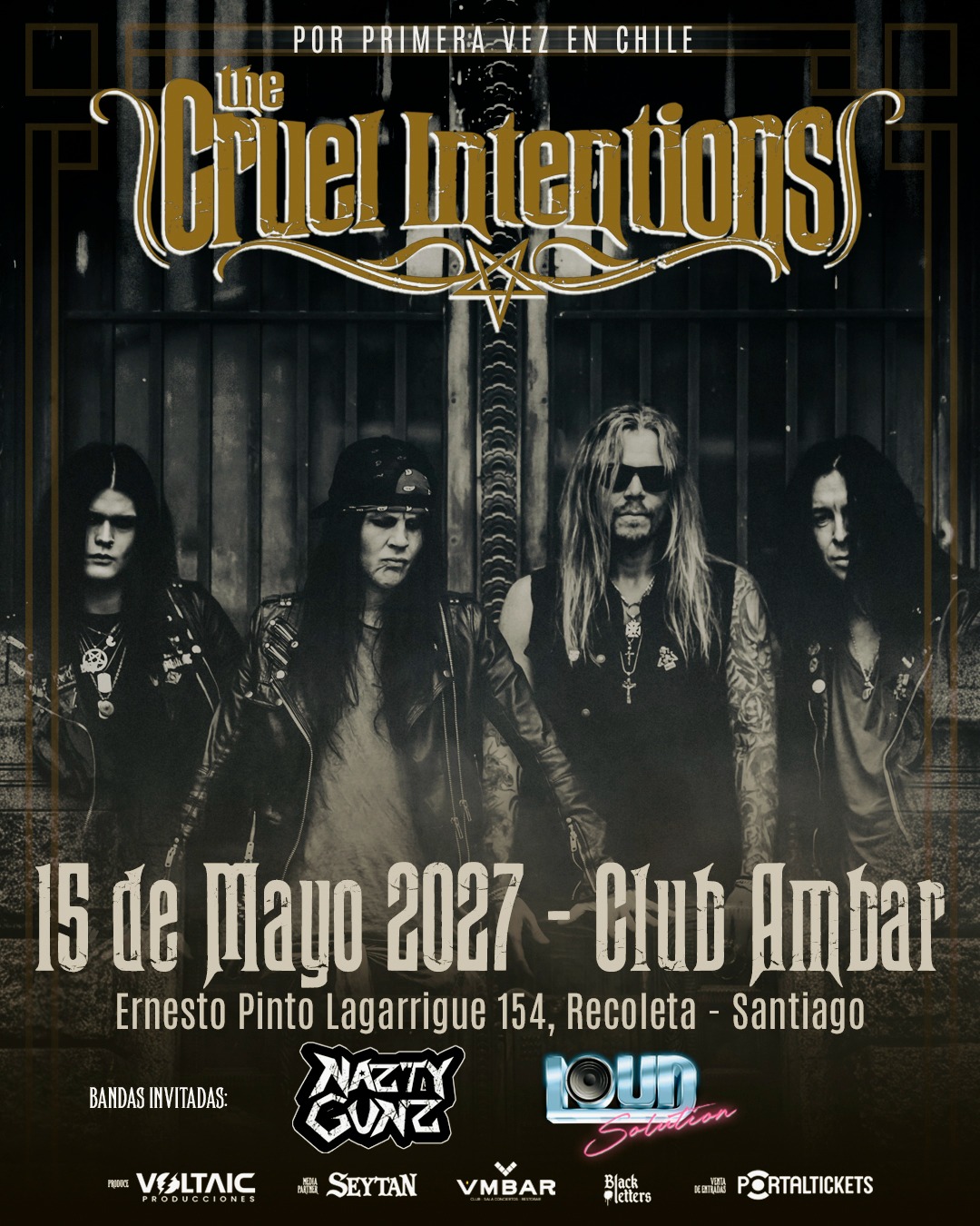 Dosis de sleaze rock: The Cruel Intentions viene a Chile
